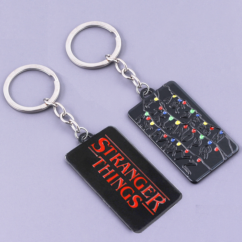10pcRJ Free Dropshipping Movie Stranger things Keychain Demogorgon Eleven Waffles Dustin Pendants Men Women Keyring Jewelry Gift
10pcRJ Free Dropshipping Movie Stranger things Keychain Demogorgon Eleven Waffles Dustin Pendants Men Women Keyring Jewelry Gift
