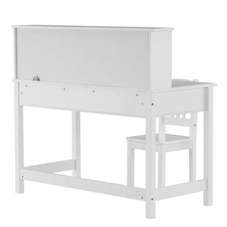 2022 Dining Room Furniture Painted Student Table and Chair Set A White 5-layer Desktop Multifunctional (110*60*66cm)