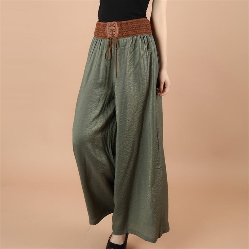 Spring Summer Sale Black Waistband Wide Leg Pants Female Loose Ankle Length Trousers Women High Waist Big Swing Dance 210604
Spring Summer Sale Black Waistband Wide Leg Pants Female Loose Ankle Length Trousers Women High Waist Big Swing Dance 210604