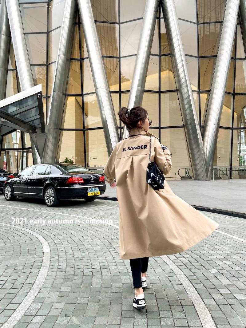 Women' Trench Coats 2022 Ins Fashion Brand Jil Design Sander Sense Of Minority Temperament Oversize Loose Windbreaker Coat Long Women, Khaki
Women' Trench Coats 2022 Ins Fashion Brand Jil Design Sander Sense Of Minority Temperament Oversize Loose Windbreaker Coat Long Women, Khaki