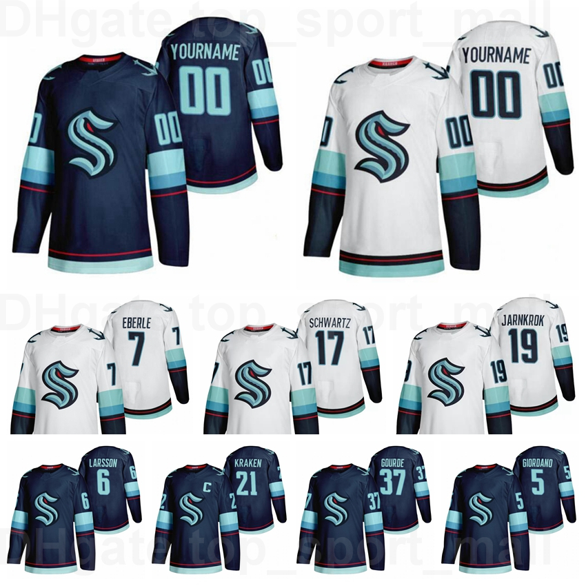 Seattle Kraken 19 Calle Jarnkrok Jersey Stitched Ice Hockey 6 Adam Larsson Jared McCann 43 Colin Blackwell 21 Alex Wennberg 31 Philipp Grubauer 60 Chris Driedger, Navy blue
Seattle Kraken 19 Calle Jarnkrok Jersey Stitched Ice Hockey 6 Adam Larsson Jared McCann 43 Colin Blackwell 21 Alex Wennberg 31 Philipp Grubauer 60 Chris Driedger, Navy blue