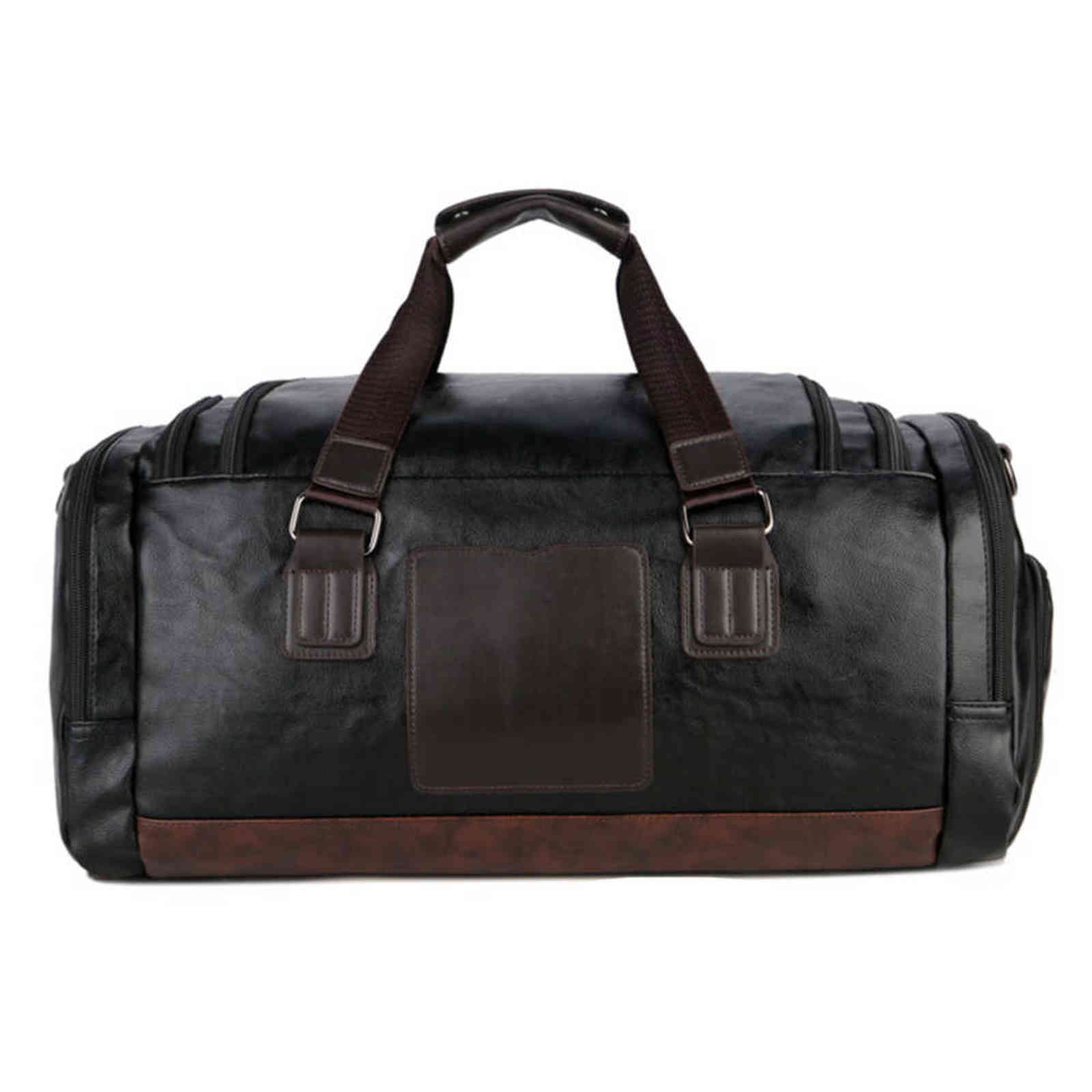 Men Quality Leather Travel Bags Carry on Luggage Duffel Handbag Casual Traveling Tote Large Weekend XA631ZC 211118