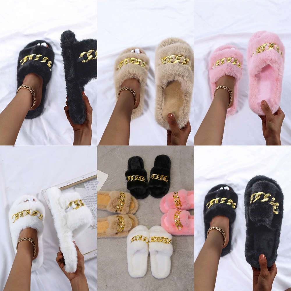 Designer slippers thick bottom slotted wool large metal chain cotton for women beach flip flops, Black
Designer slippers thick bottom slotted wool large metal chain cotton for women beach flip flops, Black