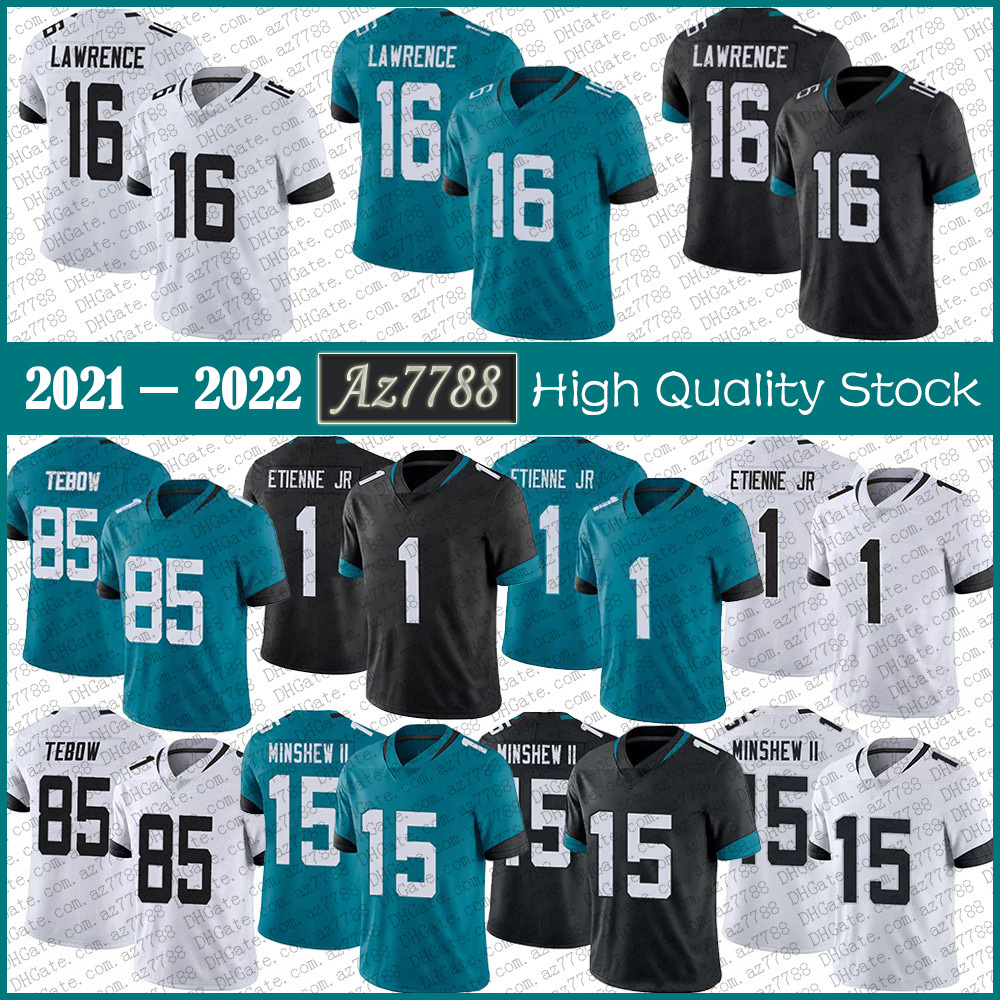 JAX 16 Trevor Lawrence 1 Travis Etienne Jr Mens Football Jersey 15 Gardner Minshew II 85 Tim Tebow Stitched Jerseys High Quality Stock, Shown
JAX 16 Trevor Lawrence 1 Travis Etienne Jr Mens Football Jersey 15 Gardner Minshew II 85 Tim Tebow Stitched Jerseys High Quality Stock, Shown
