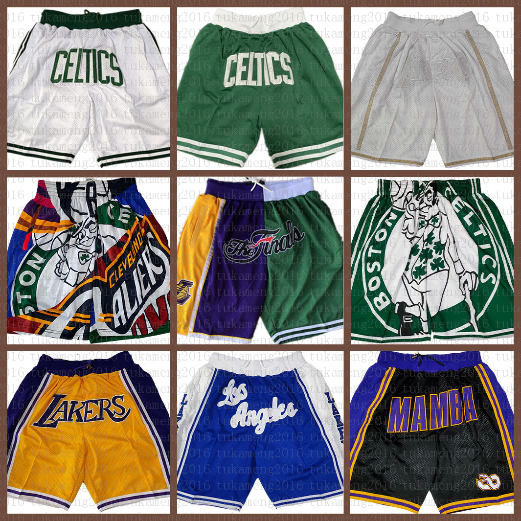 Los Angeles Lakers Basketball Shorts Utah Jazz Just DON Charlotte Hornets Pocket Boston Celtics Shorts, Black;red
Los Angeles Lakers Basketball Shorts Utah Jazz Just DON Charlotte Hornets Pocket Boston Celtics Shorts, Black;red