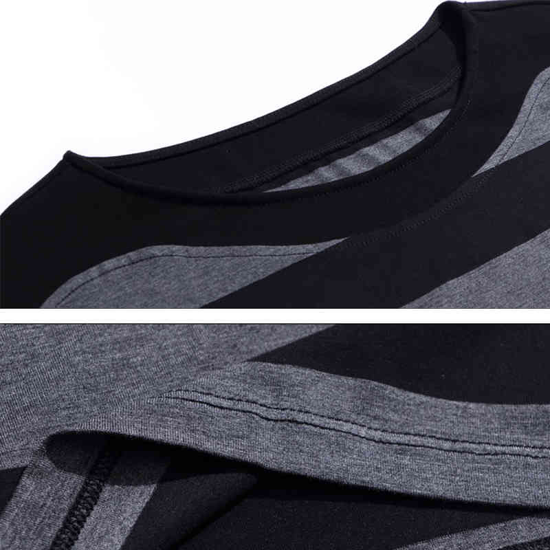 Cotton Black Striped Women Summer Loose T-Shirts Female Plus Size Short Sleeve Casual O-Neck Modal T Shirt Ladies Soft Tops 210406