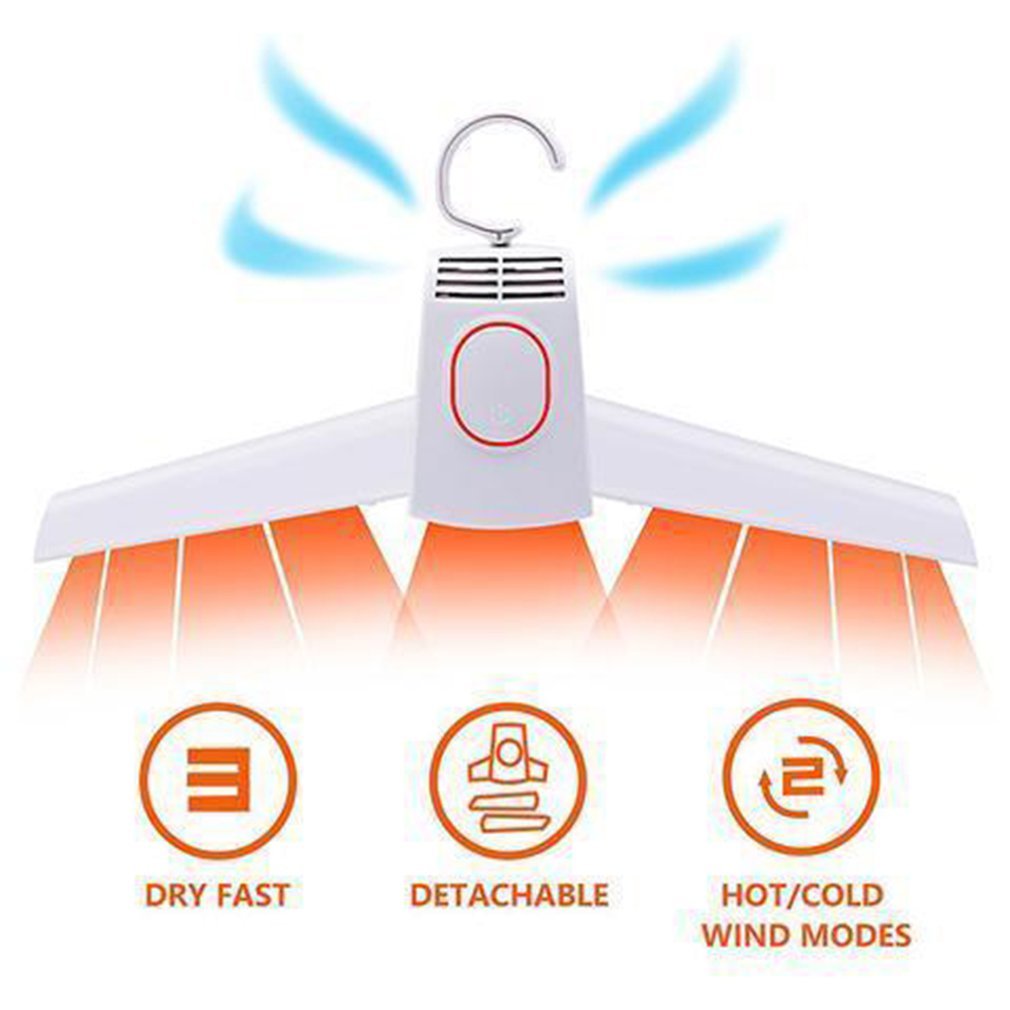 Electric Droogrek Smart Hang Dry Portable Outdoor Travel Mini Folding Available Clothing Shoes Heater 150W