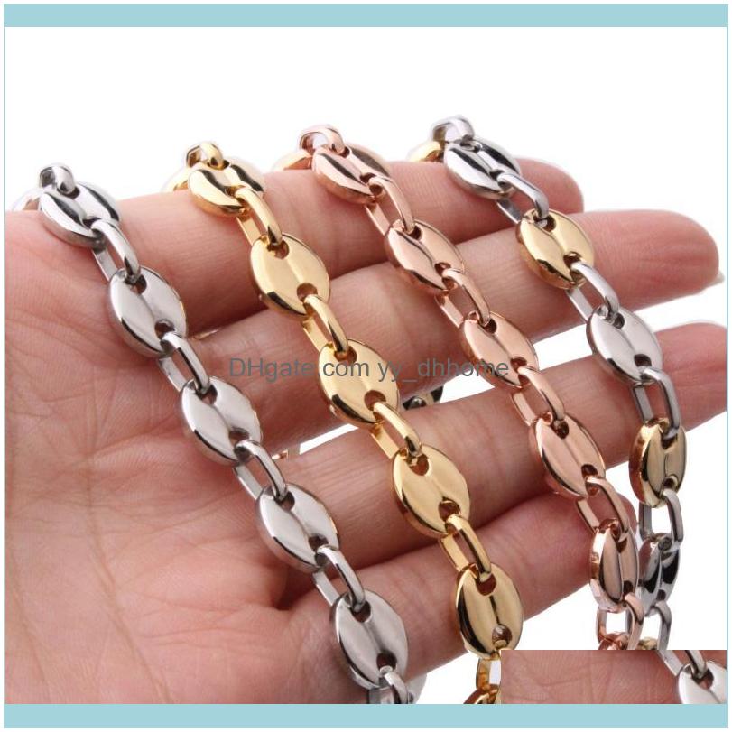 Chains Necklaces & Pendants Jewelrychains Coffee Beans Link Chain 11Mm Necklace Or Bracelet For Men Stainless Steel Rope Fashion Jewelry Dro
Chains Necklaces & Pendants Jewelrychains Coffee Beans Link Chain 11Mm Necklace Or Bracelet For Men Stainless Steel Rope Fashion Jewelry Dro