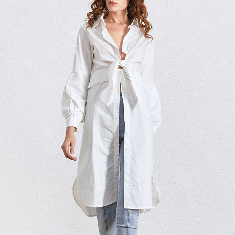 Spring Design White Lantern Sleeve Women Dresses Casual Loose Korean Femme Robe Turn-down Collar Sexy Chic Vestidos 13A182 210525
Spring Design White Lantern Sleeve Women Dresses Casual Loose Korean Femme Robe Turn-down Collar Sexy Chic Vestidos 13A182 210525