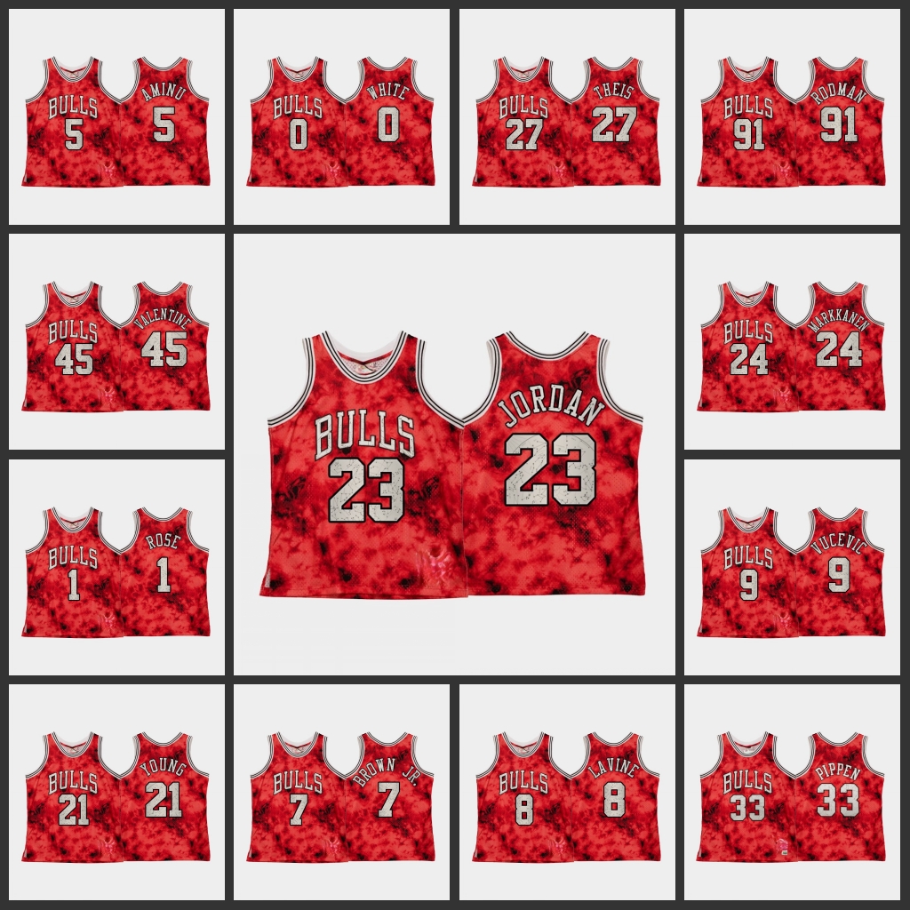Chicago Bulls Men Michael Jor dan Coby White Zach LaVine Thaddeus Young Dennis Rodman Galaxy Constellation Heritage Red Jersey, Black
Chicago Bulls Men Michael Jor dan Coby White Zach LaVine Thaddeus Young Dennis Rodman Galaxy Constellation Heritage Red Jersey, Black