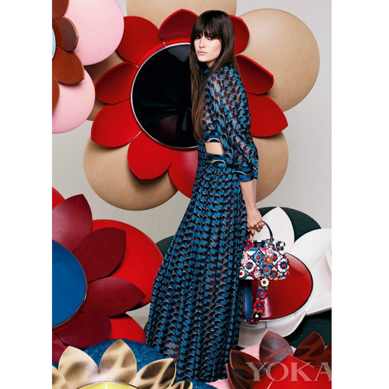 Women Dress Hollow Out Irregular Long Sleeve Printing Dresses Plus Size Vintgae Sexy Bohemian 210513