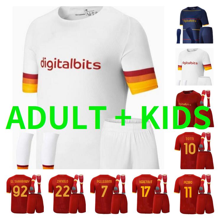 Soccer jersey ABRAHAM ZANIOLO ROMA DZEKO PASTORE rome TOTTI DE ROSSI KLUIVERT KOLAROV B.MAYORAL AS 21 22 football shirt 2021 2022 Men + Kids kit uniforms maillot
Soccer jersey ABRAHAM ZANIOLO ROMA DZEKO PASTORE rome TOTTI DE ROSSI KLUIVERT KOLAROV B.MAYORAL AS 21 22 football shirt 2021 2022 Men + Kids kit uniforms maillot