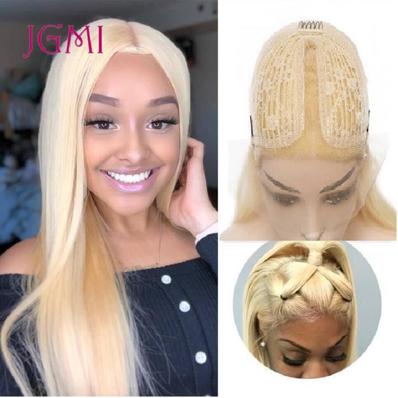 13x4 613 Honey Blonde Lace Front Wig Straight Remy Brazilian Lace Front Human Hair Wig 26 28inch for Black Women JGMI, As the picture shows
13x4 613 Honey Blonde Lace Front Wig Straight Remy Brazilian Lace Front Human Hair Wig 26 28inch for Black Women JGMI, As the picture shows