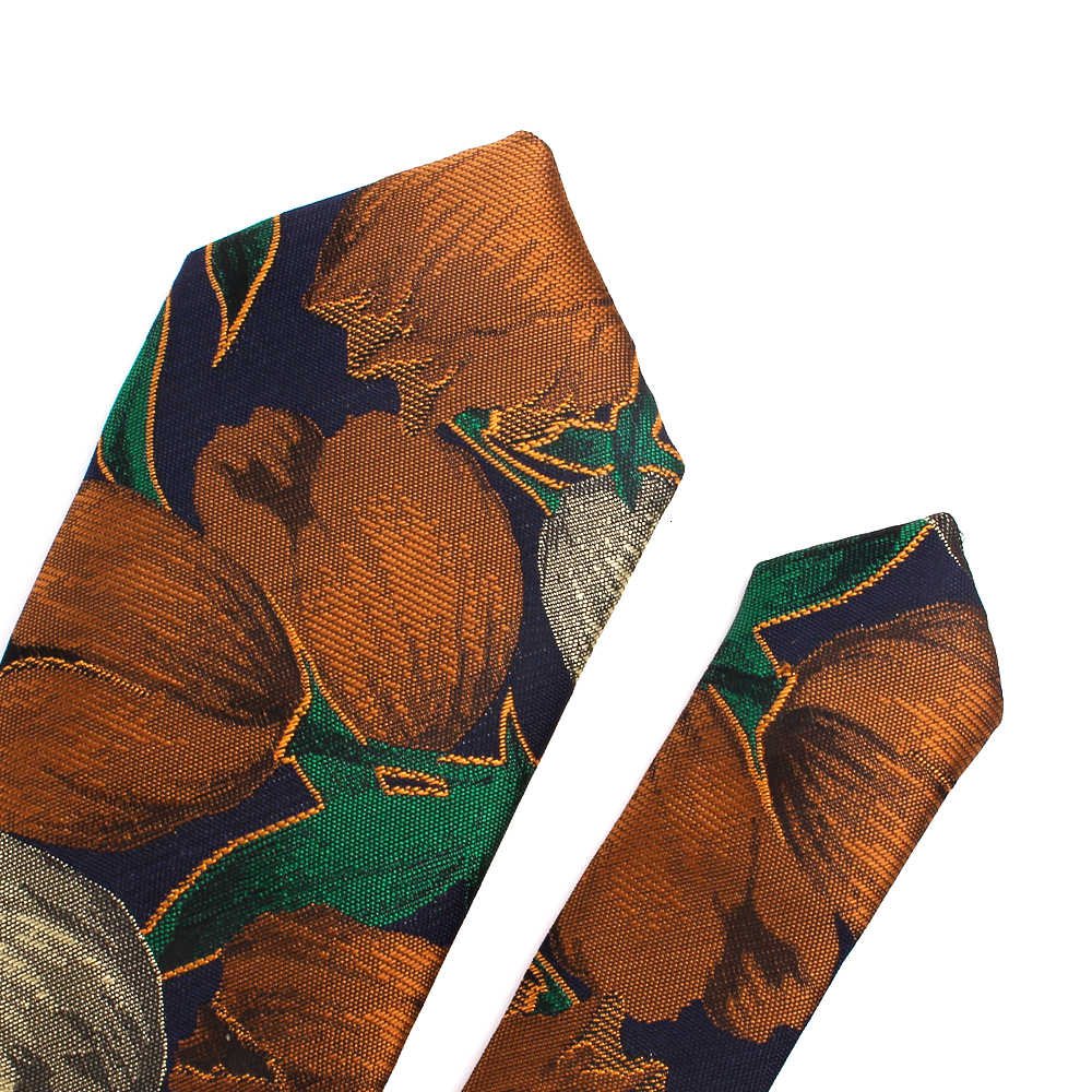 Jacquard Floral Ties for Men Women Classic Suits Mens Neck Skinny Casual Tie Fashion Tie Wedding Party