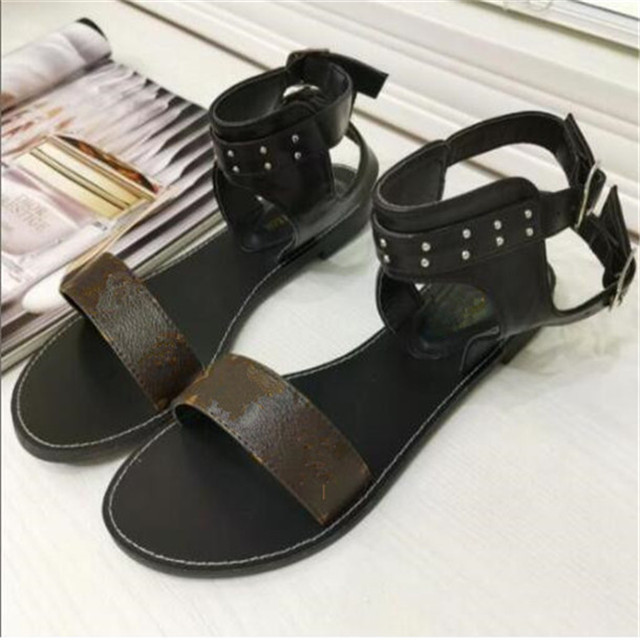 Classic Rivet Women Sandals Summer Fashion Sexy Ankle High Boots Ladies Letter Gladiator Casual Flat Sandal Designer Woman Shoes, Brown
Classic Rivet Women Sandals Summer Fashion Sexy Ankle High Boots Ladies Letter Gladiator Casual Flat Sandal Designer Woman Shoes, Brown