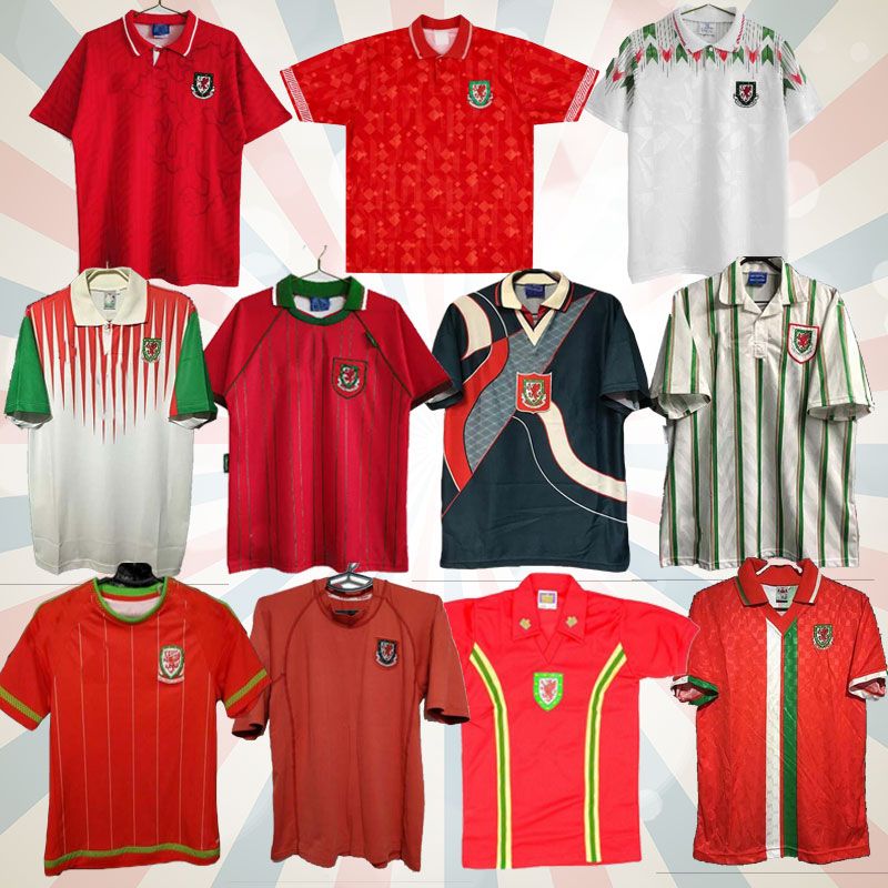 Wales retro soccer jerseys 1990 1991 1993 Gales 1982 1992 1994 1995 1996 1998 2015 2016 Giggs Hughes HOME AWAY Saunders Rush Boden Speed vin, Black;yellow
Wales retro soccer jerseys 1990 1991 1993 Gales 1982 1992 1994 1995 1996 1998 2015 2016 Giggs Hughes HOME AWAY Saunders Rush Boden Speed vin, Black;yellow