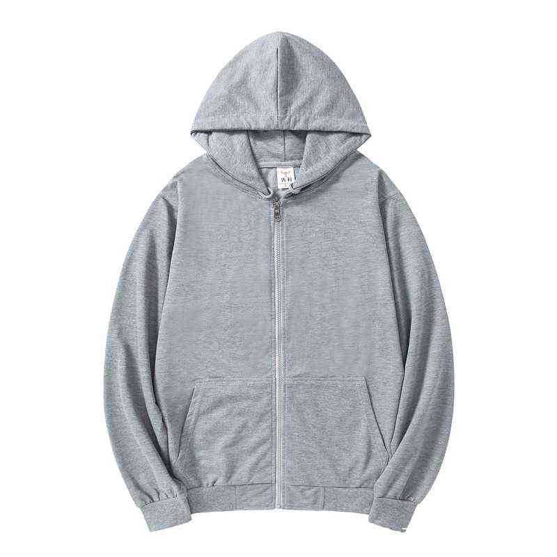 Couples Hoodies Men Male Casual Solid Black Hoodies Sweatshirt Male Hip Hop Streetwear Top Mens Oversized Zip Up Hoodie Women 211108