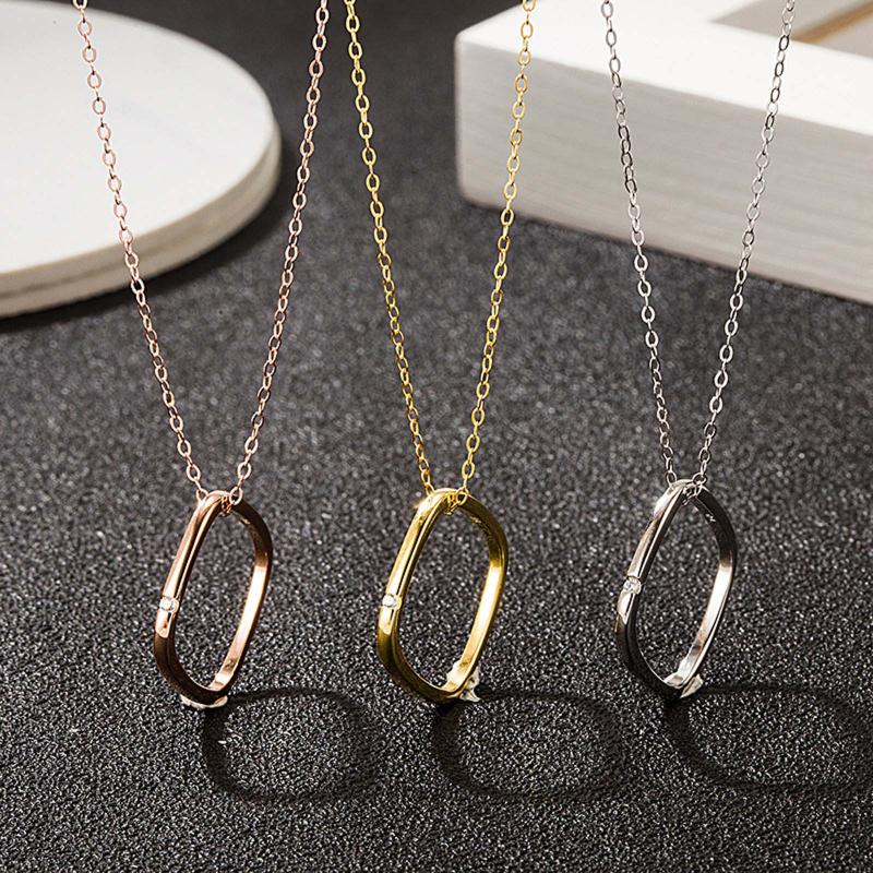 Chains Fashion Square Design Necklace Pendant Temperament Accessory Elegant Women's Wedding Anniversary Jewelry Gifts Naszyjni
Chains Fashion Square Design Necklace Pendant Temperament Accessory Elegant Women's Wedding Anniversary Jewelry Gifts Naszyjni