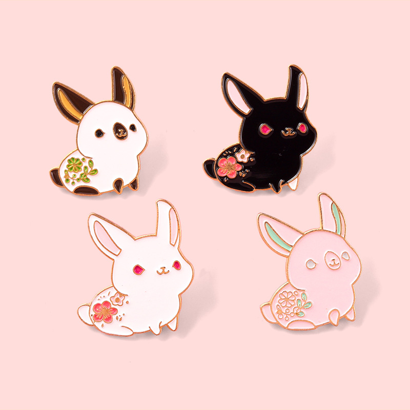 New Animal Series Brooch Kids Rabbit Enamel Pin Badge Backpack Cartoon Brooch 4 Color, Mixed colors
New Animal Series Brooch Kids Rabbit Enamel Pin Badge Backpack Cartoon Brooch 4 Color, Mixed colors