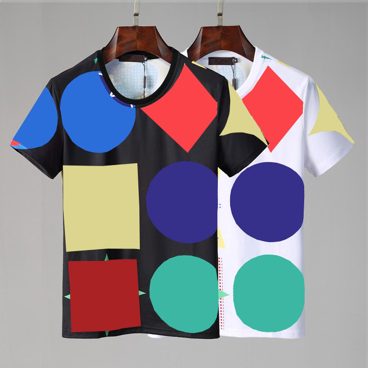 2021Mens Pattern Print T Shirts Black Fashion Men Women High Quality Short Sleeve Tees, White;black
2021Mens Pattern Print T Shirts Black Fashion Men Women High Quality Short Sleeve Tees, White;black