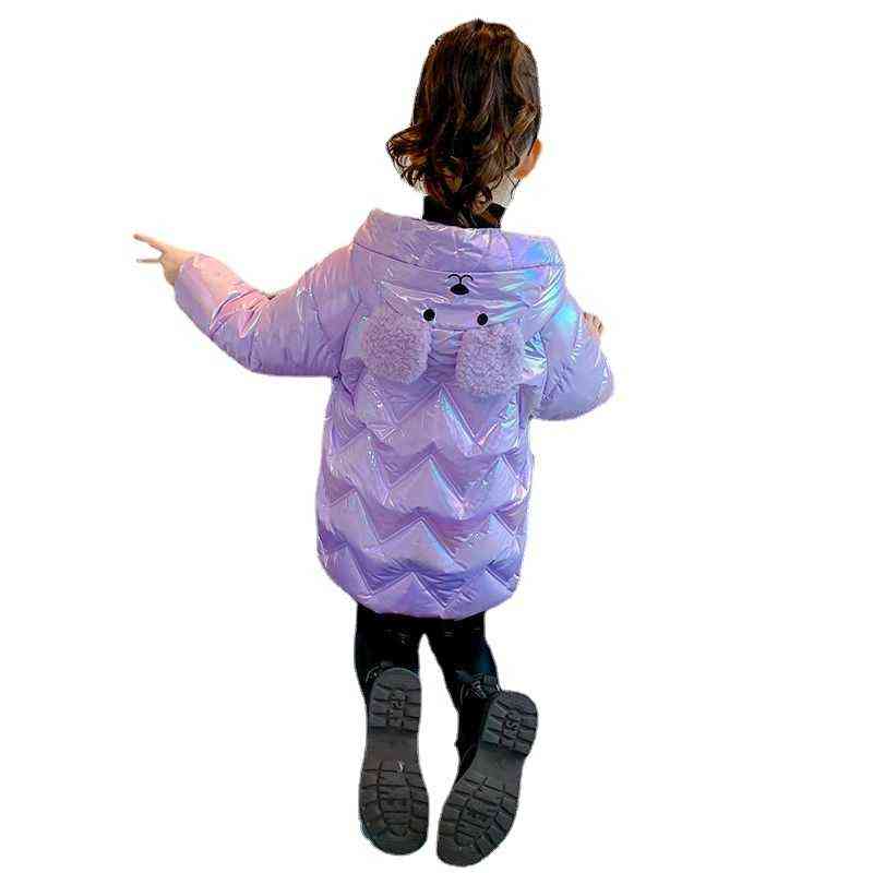 Children's Winter Down Cotton Jacket for Girls Waterproof Coat Thicken Snowsuit Kids Clothes Waterproof Parka 3-14 Year 211111