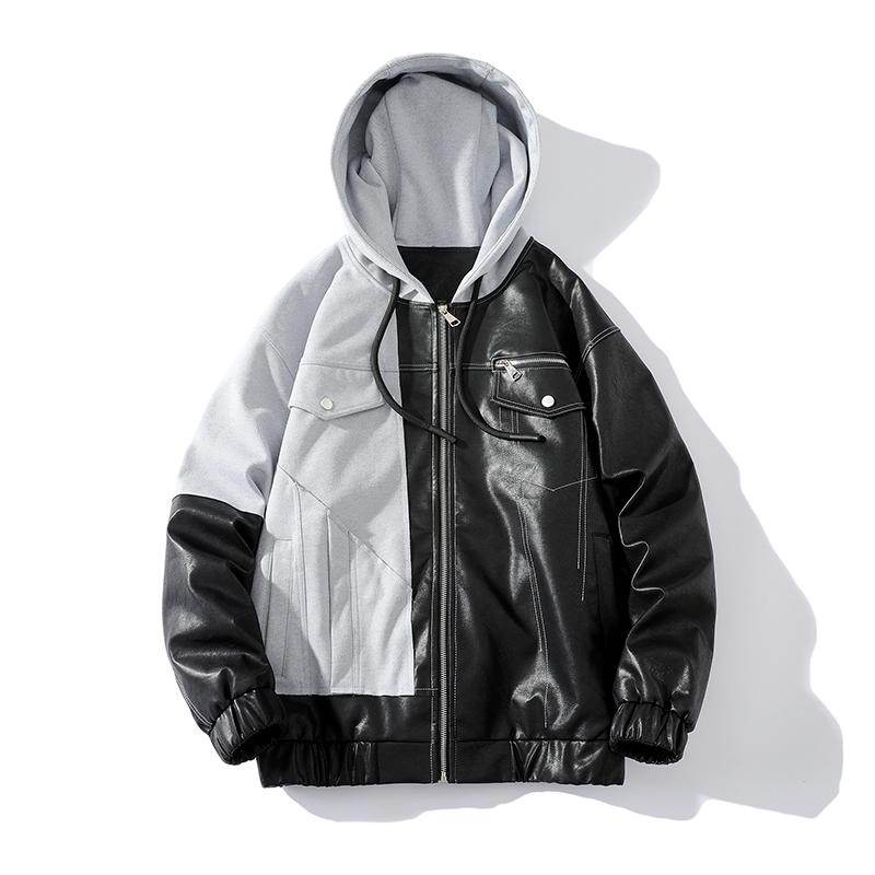Men's Fur & Faux Patchwork Leather Jackets Men Fashion Hooded Pu Coats Causal Streetwear Hip Hop Biker Moto For, Black
Men's Fur & Faux Patchwork Leather Jackets Men Fashion Hooded Pu Coats Causal Streetwear Hip Hop Biker Moto For, Black