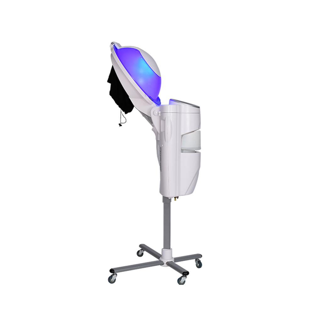 Professional Salon Hair Steamer Machine 7 Lights Functions for Dyeing Perming Oil Treatment Color ProcessorAccelerator Barber Use