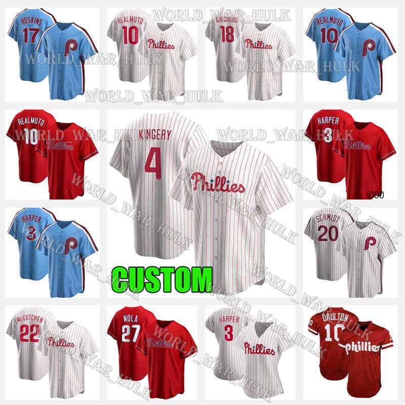 4 Scott Kingery Jersey 27 Aaron Nola 17 Rhys Hoskins 20 Mike Schmidt 18 Didi Gregorius 10 JT Realmuto Lenny 2021 Custom Philadelphia Dykstra, Blue;black
4 Scott Kingery Jersey 27 Aaron Nola 17 Rhys Hoskins 20 Mike Schmidt 18 Didi Gregorius 10 JT Realmuto Lenny 2021 Custom Philadelphia Dykstra, Blue;black