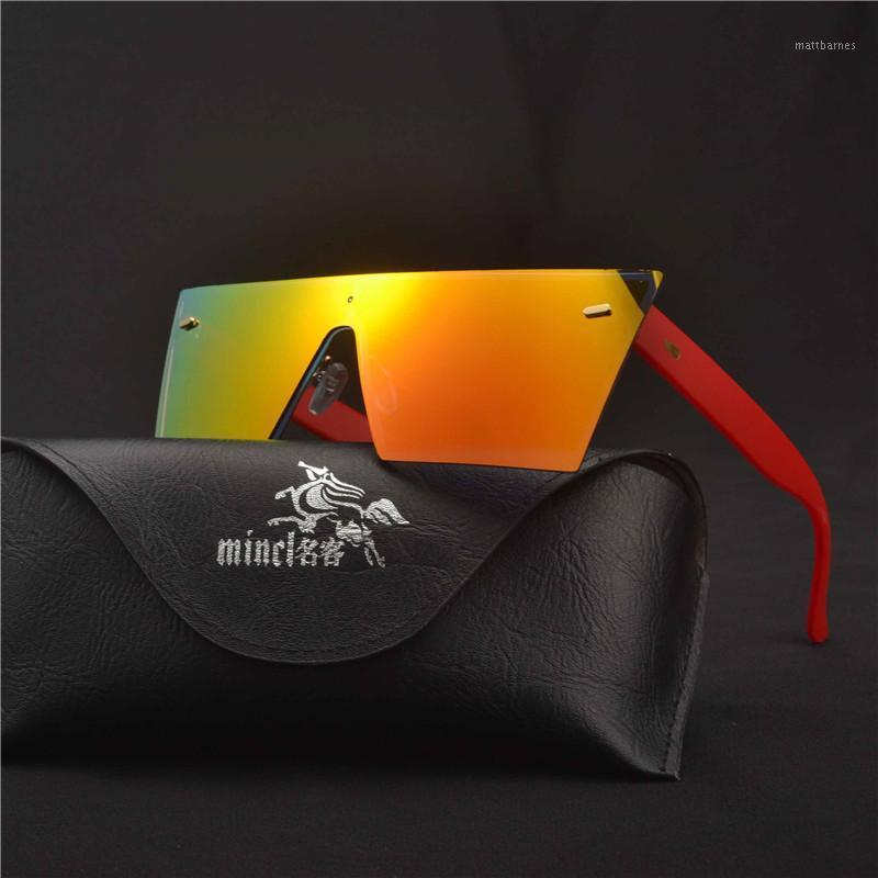 MINCL/Vintage Integrated Mirrored Sunglasses Men Women Sun Glasses UV400 Shades Unisex Gothic Goggles FML
MINCL/Vintage Integrated Mirrored Sunglasses Men Women Sun Glasses UV400 Shades Unisex Gothic Goggles FML