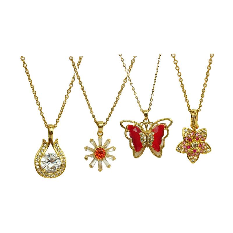 Pendant Necklaces High Grade Zircon Sunflower Butterfly Necklace Stainless Steel Chain Choker Jewelry Party Gifts For Women Girls
Pendant Necklaces High Grade Zircon Sunflower Butterfly Necklace Stainless Steel Chain Choker Jewelry Party Gifts For Women Girls