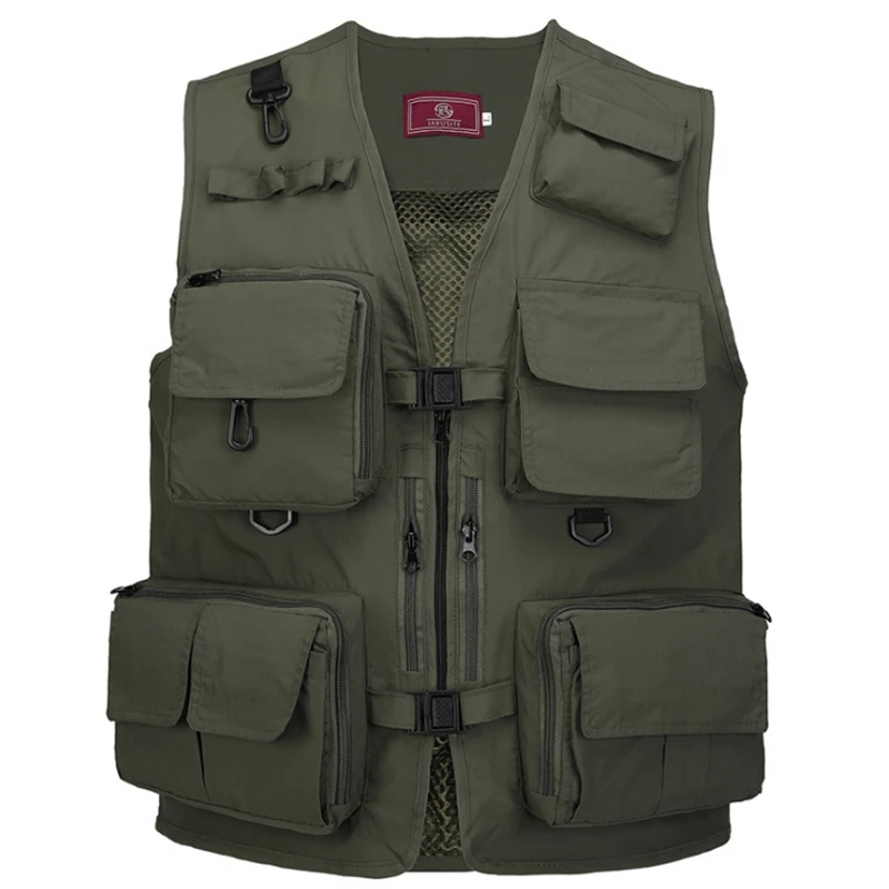 Fishing Jacket Quick-drying Mesh Vestt Multi-Pocket Mesh Vest Outdoor Multi Pocket Summer Meshs Vests, Black;white
Fishing Jacket Quick-drying Mesh Vestt Multi-Pocket Mesh Vest Outdoor Multi Pocket Summer Meshs Vests, Black;white