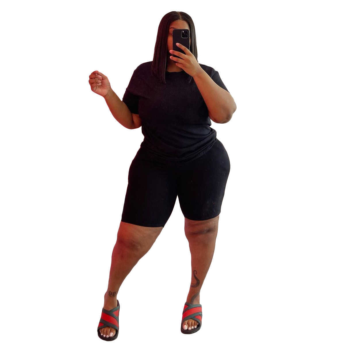 women tracksuits fashion women's fashion leisure large 5XL leisure suit sports jogging suits 2 piece set