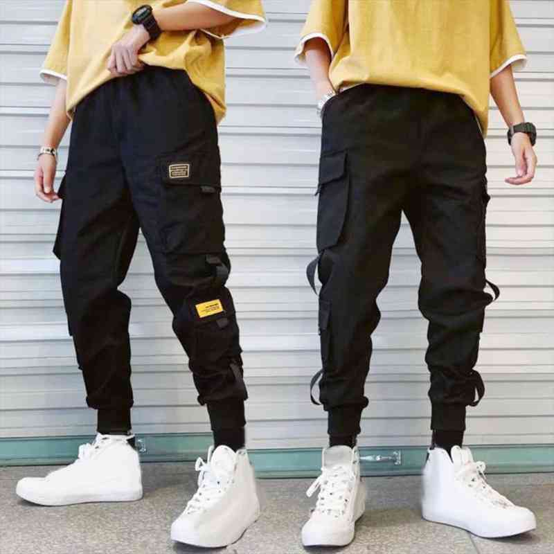 men elastic waist harem pants multiple pockets hip hop punk style jogging ankle length street boy black joggers sweatpant
men elastic waist harem pants multiple pockets hip hop punk style jogging ankle length street boy black joggers sweatpant