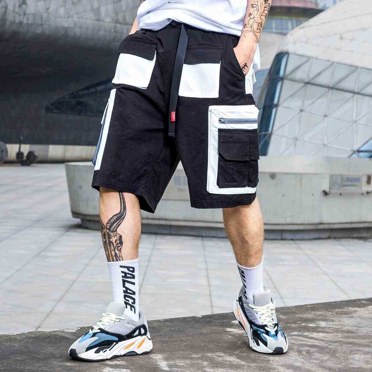 men's shorts short summer harajuku hip hop streetwear men short pocket cotton jogger sweatpant casual black patchwork bkew, White;black
men's shorts short summer harajuku hip hop streetwear men short pocket cotton jogger sweatpant casual black patchwork bkew, White;black