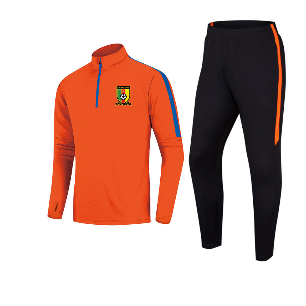 Cameroon national football team Men's Tracksuits Training Polyester Jacket Adult Outdoor Jogging Kids Soccer Suit Size 24 Custom badge, Blue
Cameroon national football team Men's Tracksuits Training Polyester Jacket Adult Outdoor Jogging Kids Soccer Suit Size 24 Custom badge, Blue