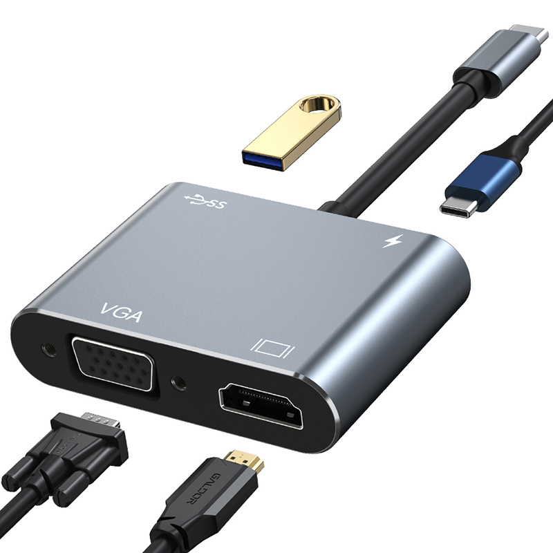USB HUB 3.0 Type C 3.1 4 Port Multi Splitter Adapter hdmi+pd+usb3.0+hdmi For Lenovo Xiaomi Macbook Pro 13 15 Air PC Computer Accessories
USB HUB 3.0 Type C 3.1 4 Port Multi Splitter Adapter hdmi+pd+usb3.0+hdmi For Lenovo Xiaomi Macbook Pro 13 15 Air PC Computer Accessories