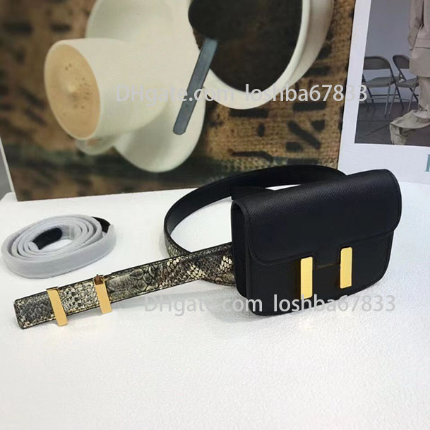 Top women's waist bags Stylish unique belt and mobile phone bag designer Bao Shehua's palmprint lipstick wallet delivery box