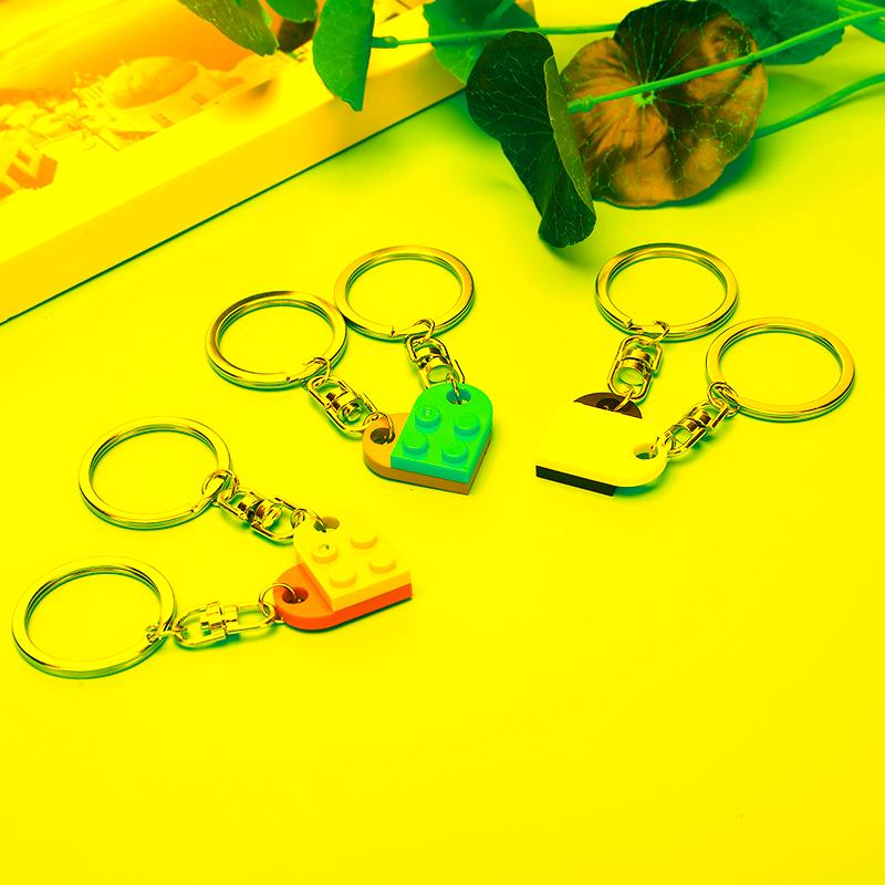 Keychains 1 Pair/2pcs Women Men Girl Boy Key Ring Birthday Jewelry Gift Cute Love Heart Brick Keychain For Couples Friendship
Keychains 1 Pair/2pcs Women Men Girl Boy Key Ring Birthday Jewelry Gift Cute Love Heart Brick Keychain For Couples Friendship