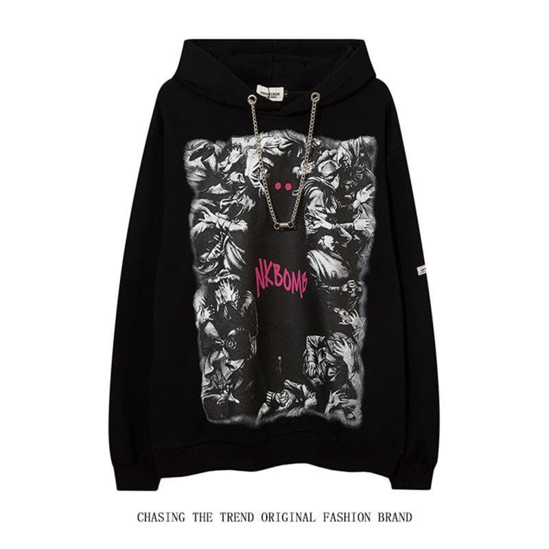Men' Hoodies & Sweatshirts Black Hip Hop Hoodie Streetwear Thin Spring Male Devil Print Clothes Harajuku Autumn Gothic Loose Punk Boys
Men' Hoodies & Sweatshirts Black Hip Hop Hoodie Streetwear Thin Spring Male Devil Print Clothes Harajuku Autumn Gothic Loose Punk Boys