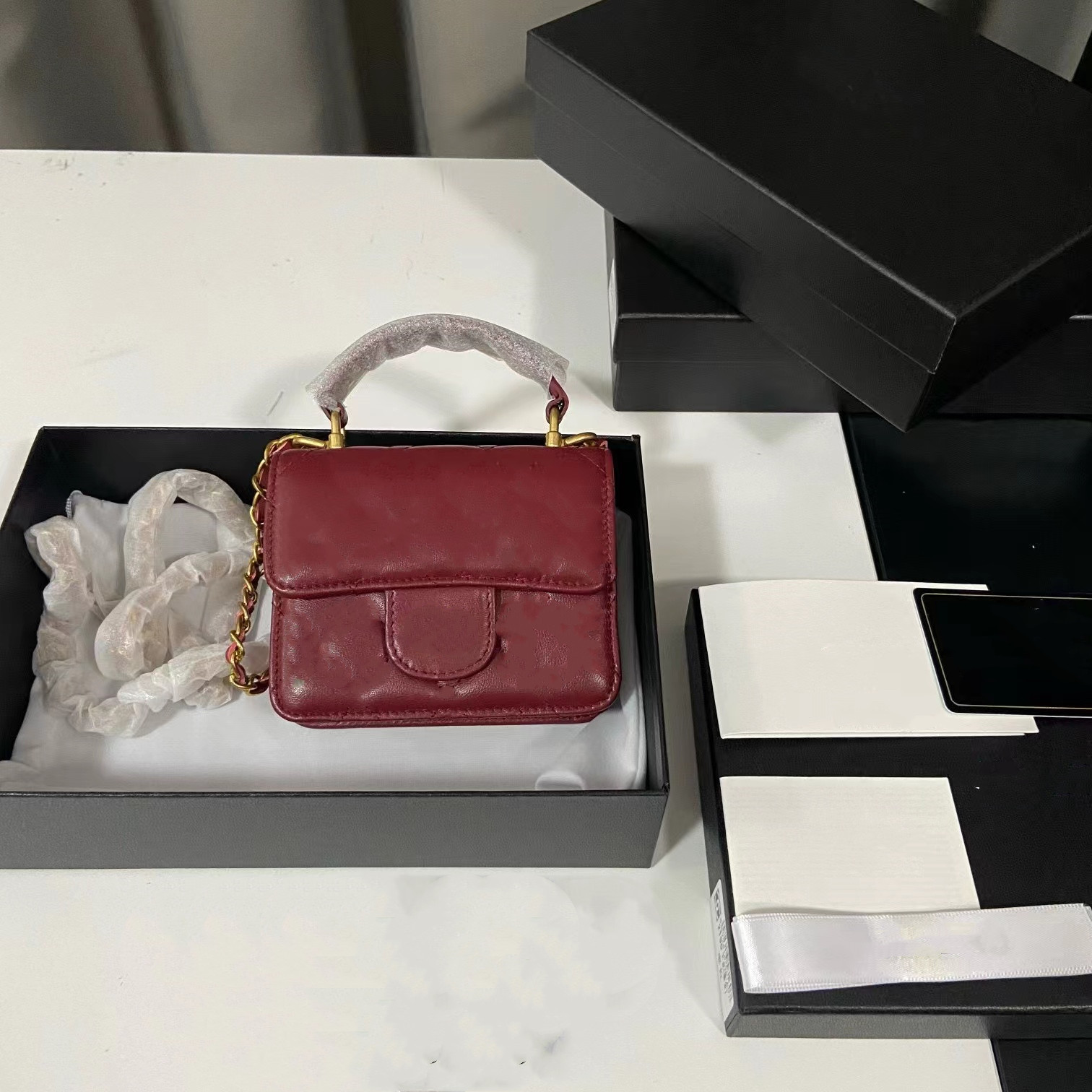 5A+ brand handbag designer mini shoulder bag ladies luxury top fashion genuine leather messenger bag with box 12.5cm, Package
5A+ brand handbag designer mini shoulder bag ladies luxury top fashion genuine leather messenger bag with box 12.5cm, Package