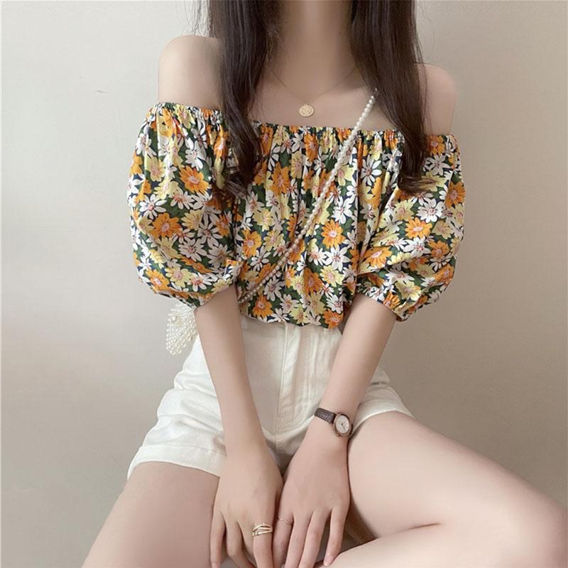 Women's Blouses & Shirts Women Summer Puff Sleeve Floral Shirt Female Slash Neck Casual Woman All-match Harajuku Tops, Pink
Women's Blouses & Shirts Women Summer Puff Sleeve Floral Shirt Female Slash Neck Casual Woman All-match Harajuku Tops, Pink