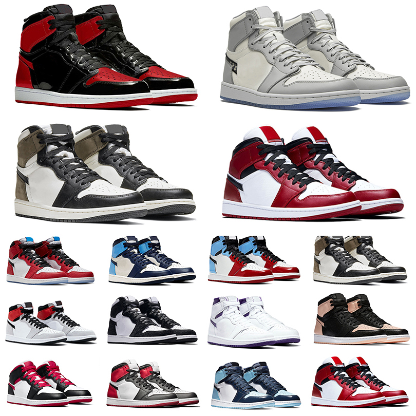 2022 Popular colors Jumpman 1 1s mens basketball shoes sneakers Fearless Bred Patent University Blue Twist Shadow Hype Royal men outdoor trainers sports shoe, Pay for box
2022 Popular colors Jumpman 1 1s mens basketball shoes sneakers Fearless Bred Patent University Blue Twist Shadow Hype Royal men outdoor trainers sports shoe, Pay for box