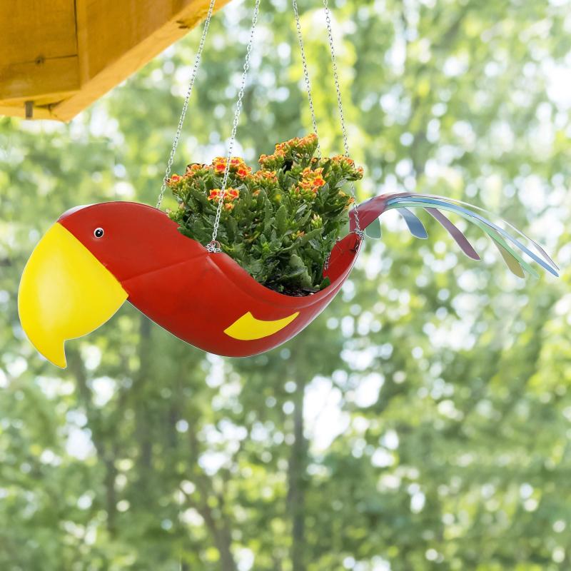Decorative Flowers & Wreaths 40# Reds Parrot Planter A Beautiful Flying Flower Pot Garden Decoration Outdoor Gardening Nursery Tray Tuin Dec
Decorative Flowers & Wreaths 40# Reds Parrot Planter A Beautiful Flying Flower Pot Garden Decoration Outdoor Gardening Nursery Tray Tuin Dec