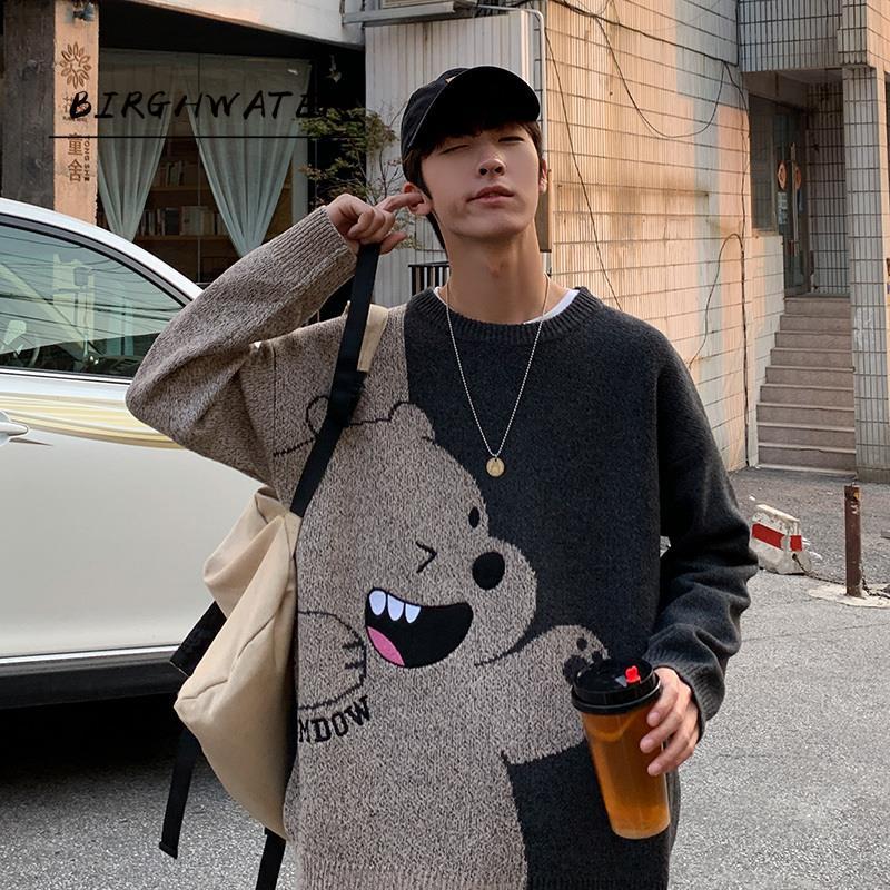 men's sweaters jumper sweater men winter warm stitch pullover harajuku anime sweat christmas 2021 aesthetic gothic clothes hipster, White;black
men's sweaters jumper sweater men winter warm stitch pullover harajuku anime sweat christmas 2021 aesthetic gothic clothes hipster, White;black