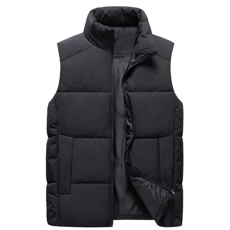 Men's hot cotton wool collar down vests sleeveless jackets plus size quilted men vestss bestselling 11, Black
Men's hot cotton wool collar down vests sleeveless jackets plus size quilted men vestss bestselling 11, Black