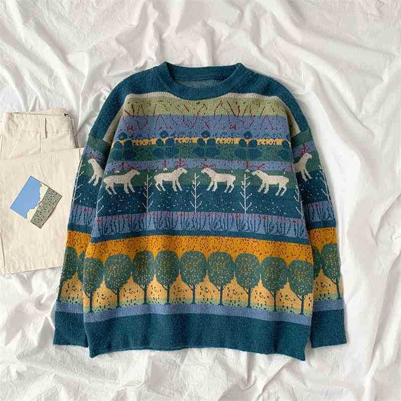 Women Streetwear Sweater Korean Loose Auutmn Winter Long Sleeved Pullover Tops Woman Vintage Printed Knitted Sweaters 210525, Photo color
Women Streetwear Sweater Korean Loose Auutmn Winter Long Sleeved Pullover Tops Woman Vintage Printed Knitted Sweaters 210525, Photo color