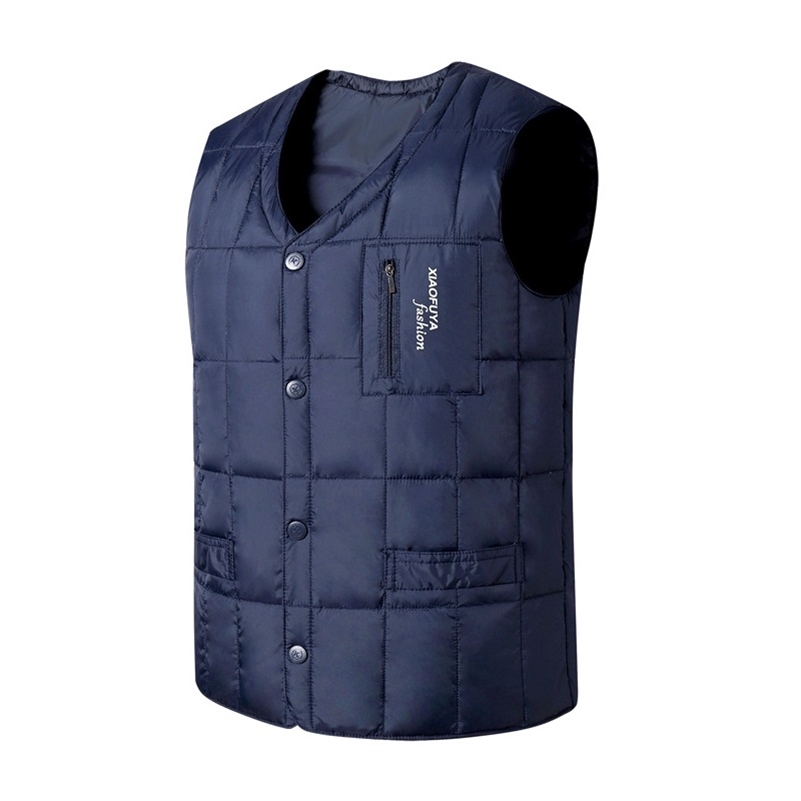 Men's Sleeveless Jacket White Duck Down Autumn Winter Lightweight Waistcoat Male Fashion Casual Puffer Vest Men Vest Coat 211110, Navy blue
Men's Sleeveless Jacket White Duck Down Autumn Winter Lightweight Waistcoat Male Fashion Casual Puffer Vest Men Vest Coat 211110, Navy blue