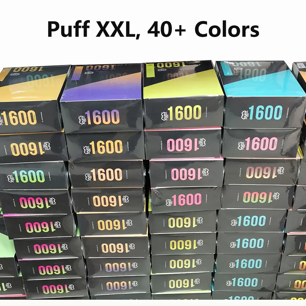 Puff XXL Disposable Vapes Electronic Cigarette 1600 Puffs Vape Device 1000mah 6.5ml Pod
Puff XXL Disposable Vapes Electronic Cigarette 1600 Puffs Vape Device 1000mah 6.5ml Pod