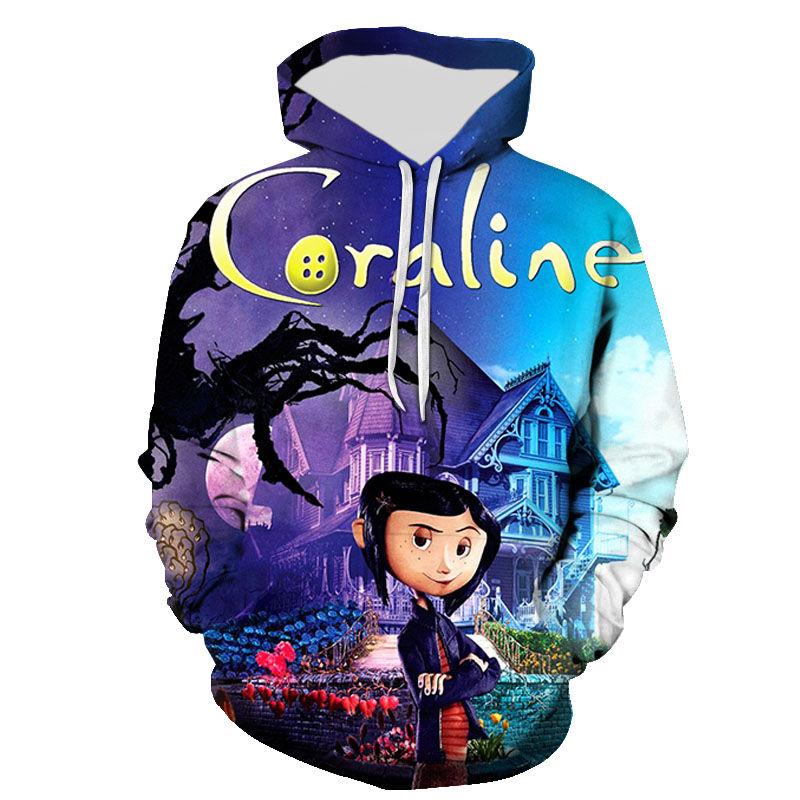 Men's Hoodies & Sweatshirts Fashion Hooded Long Sleeve Printed 3d Men Women's Film Coraline Pullover Casual Streetwear Boy Girl Kids Top, Wya6891
Men's Hoodies & Sweatshirts Fashion Hooded Long Sleeve Printed 3d Men Women's Film Coraline Pullover Casual Streetwear Boy Girl Kids Top, Wya6891