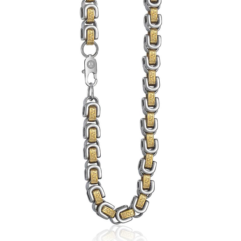 Chains Punk 8mm Thick Byzantine Box Link Chain Necklace For Men Women Gold Silver Color Stainless Steel Hip Hop Jewelry KN513
Chains Punk 8mm Thick Byzantine Box Link Chain Necklace For Men Women Gold Silver Color Stainless Steel Hip Hop Jewelry KN513